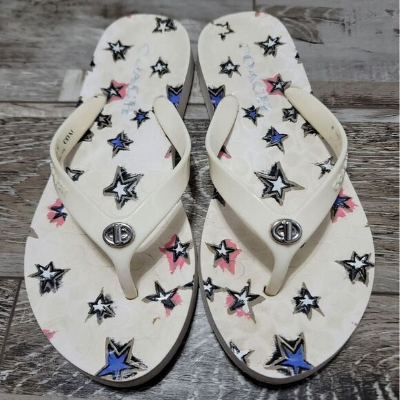 Coach Shoes - Coach Abbigail Flip Flops Size 6